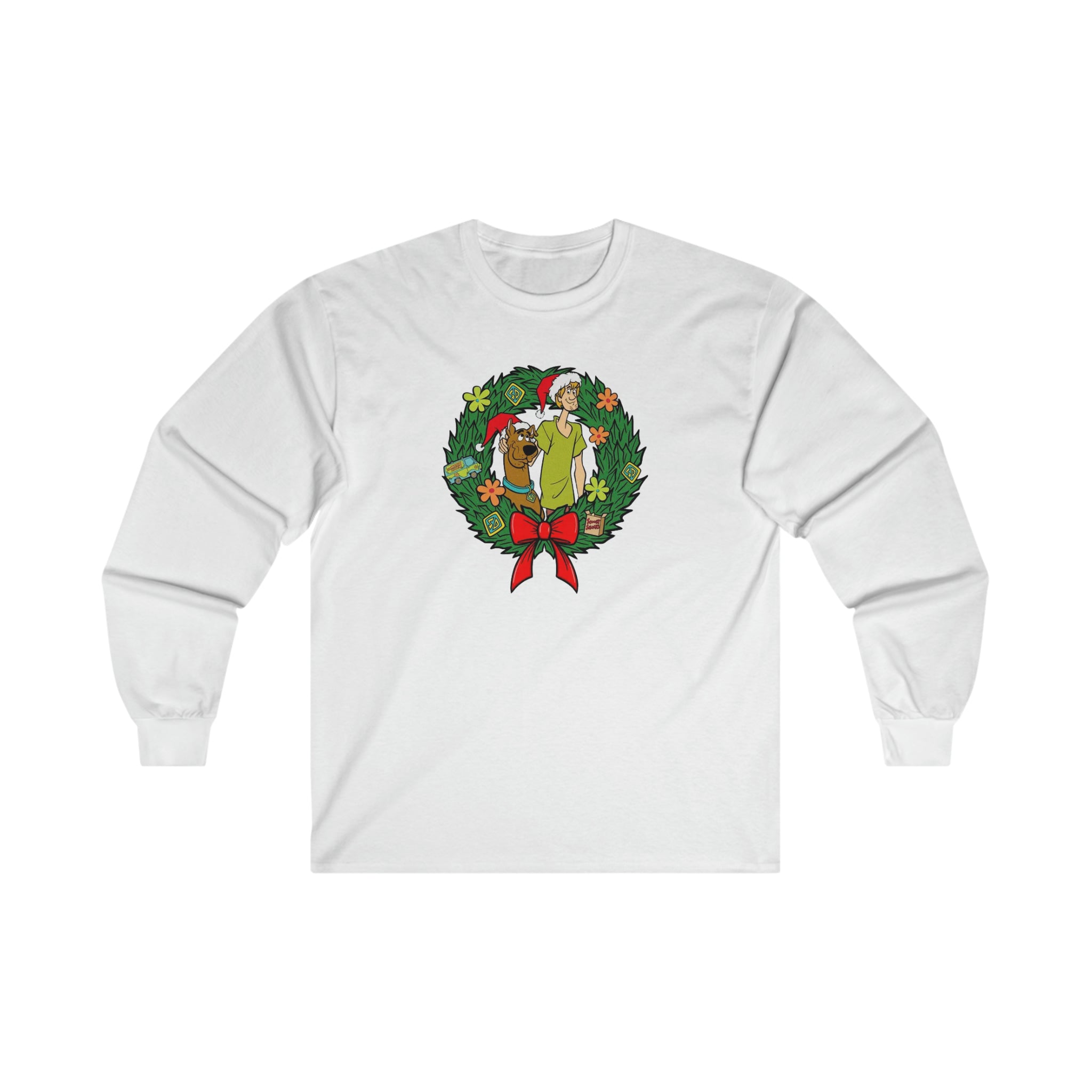 Scooby Gang Wreath Long-Sleeve T-Shirt