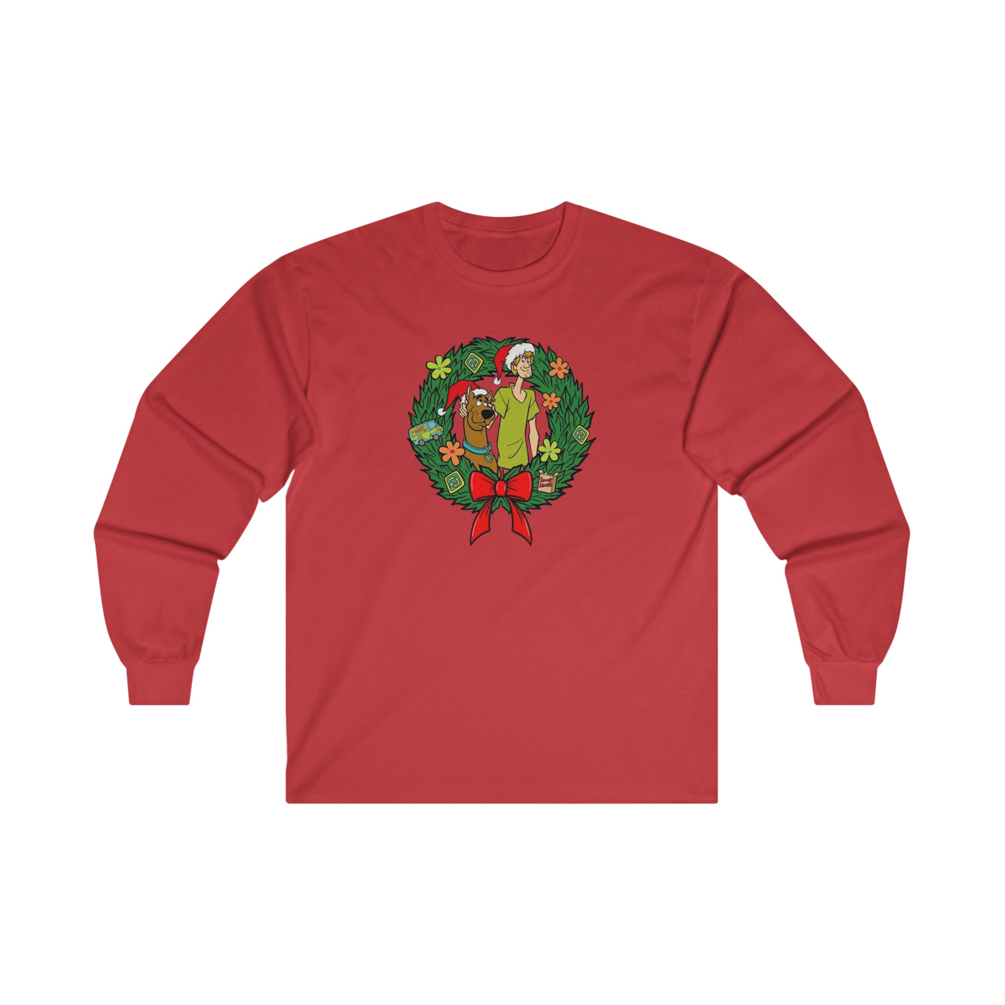 Scooby Gang Wreath Long-Sleeve T-Shirt