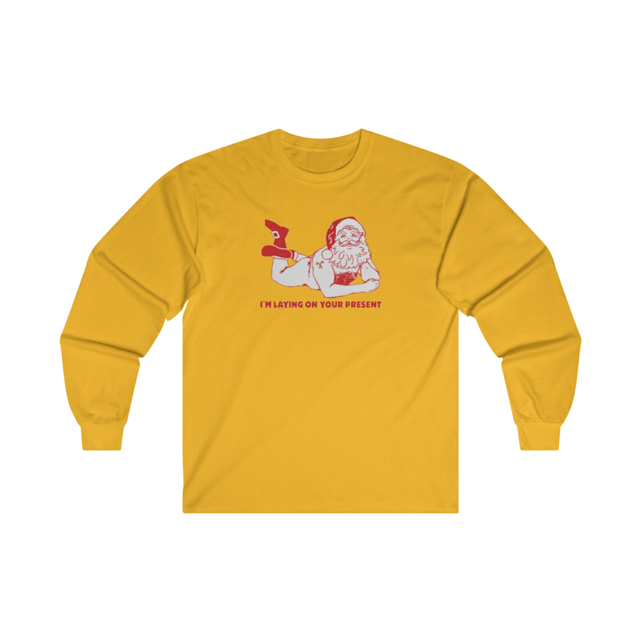 I'm Laying On Your Present Long-Sleeve T-Shirt